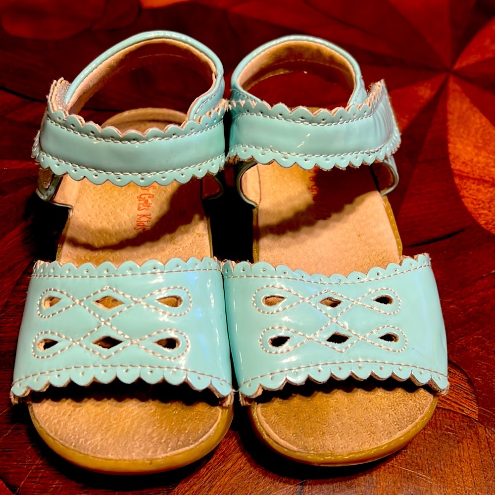 Shrimp & Grits size 11 blue/aqua sandals
